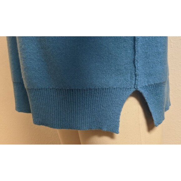 NEW~Women's Free People Harmony Cashmere V-Neck Sweater in Blue "Grecian Sea" XS - Picture 8 of 14